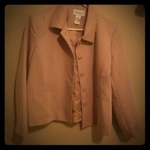 Vintage Collection: tan petite blazer